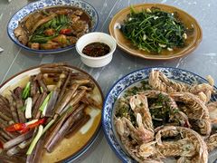 椒盐虾菇-阿钦大排档