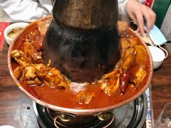 鸡腿锅-超越炭火牛蛙火锅鸡(河东店)