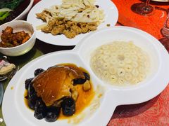 莲菜炒肉-大唐博相府酒店·陕西官府菜