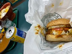 牛肉鸡蛋汉堡-幸运小丑汉堡(Bay Area本店)