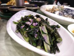 清炒洪山菜苔-雅和生态渔庄·宜城锅巴饭(龙灵山公园店)