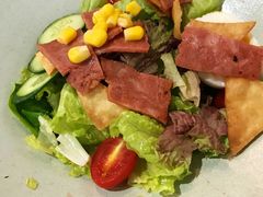 培根薄饼蔬菜沙拉-缦云里花园餐厅