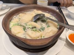 有机咸豆浆煮手打鱼腐-禾府酒家·传统广府味(番禺店)