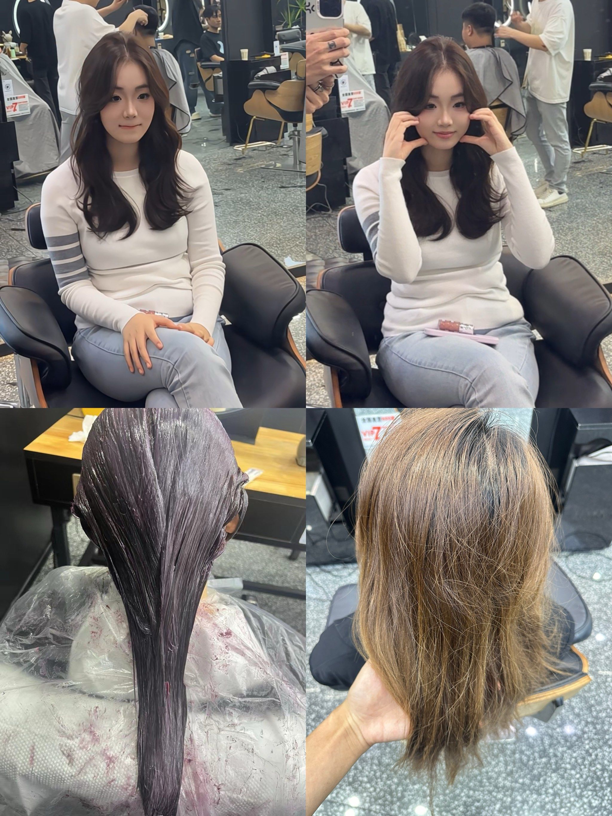 温柔黑长直 简单又好看的发型 附近哪里做头发好 女生中长发发型