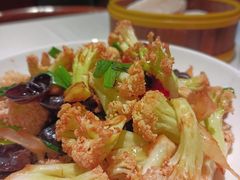 油渣有机花菜-江城小馆陕南妈妈菜·全球旅行餐厅(钟楼店)