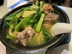 春菜排骨煲-壹只卤鹅·潮汕菜(莲塘店)