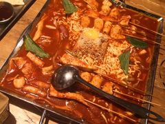 鱼饼火山炒年糕-包装马车·韩国料理·포장마차