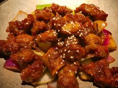 蒜香蜜汁排骨-绿茶餐厅(广州天河城店)