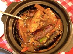 鱼香茄子煲-旺角茶餐厅