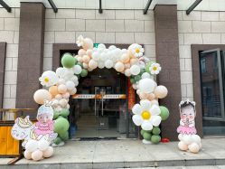 -团子宝宝宴派对百日宴生日布置策划·求婚策划·气球布置别墅民宿