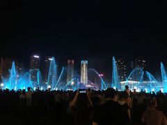 -大连星海广场音乐喷泉