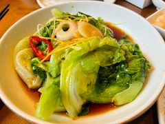 白灼生菜-如轩·海鲜砂锅粥·潮汕菜(一品天下店)