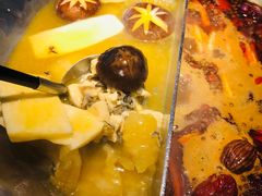 台式麻辣花胶鸡鸳鸯锅-湊湊火锅·茶憩(世博大道店)