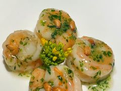 松仁春菜牡丹虾-杭州滨江银泰喜来登·采悦轩中餐厅