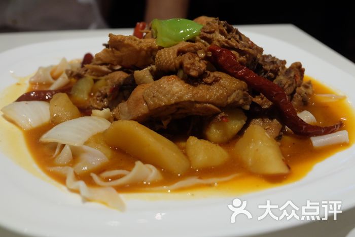 撒拉花儿西域美食·清真(学院路店)新疆大盘鸡图片 第319张