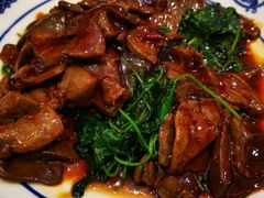 金花菜炒羊肝-蔡阿水羊肉店