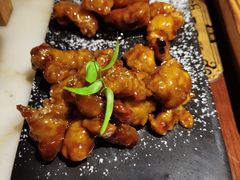 雪花糖醋里脊-绿茶餐厅(松江万达店)