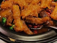 葱烧蹄筋海参-山泉公馆酒家(广州东站店)