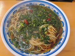 雪菜肉丝面-谈灵农家柴爿菜饭