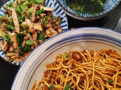青椒干子肉丝-一味老卤面(大石桥店)