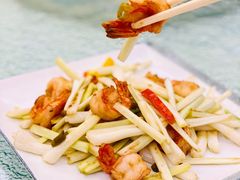 荞菜炒虾仁-北园酒家(小北路店)