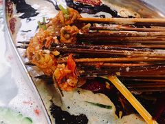 香菜牛肉-盖帮鳝鱼串串(东郊记忆店)