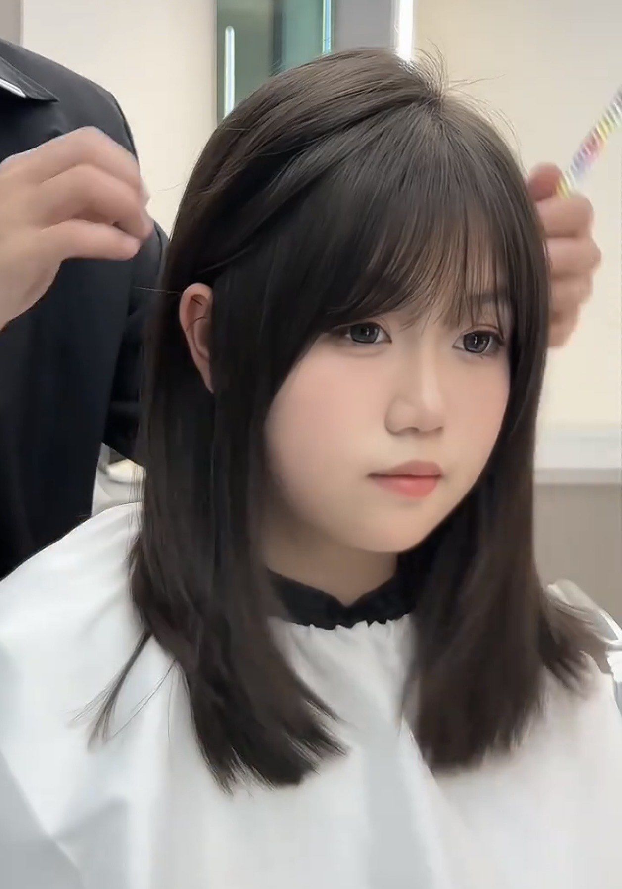 初恋刘海 方圆脸必备