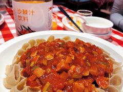 西红柿浇汁莜面-西贝(深圳卓悦汇店)