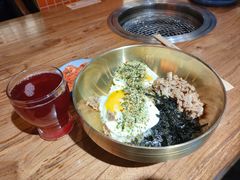 全州海苔牛肉拌饭-明洞阿姨·韩式酱蟹烤肉·创意料理(三元桥店)