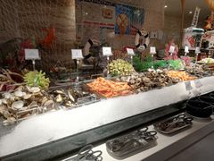 自助取餐区-威珀斯酒店·珀萃美食餐厅 | 海鲜刺身·现烤生蚝·特色烤肉