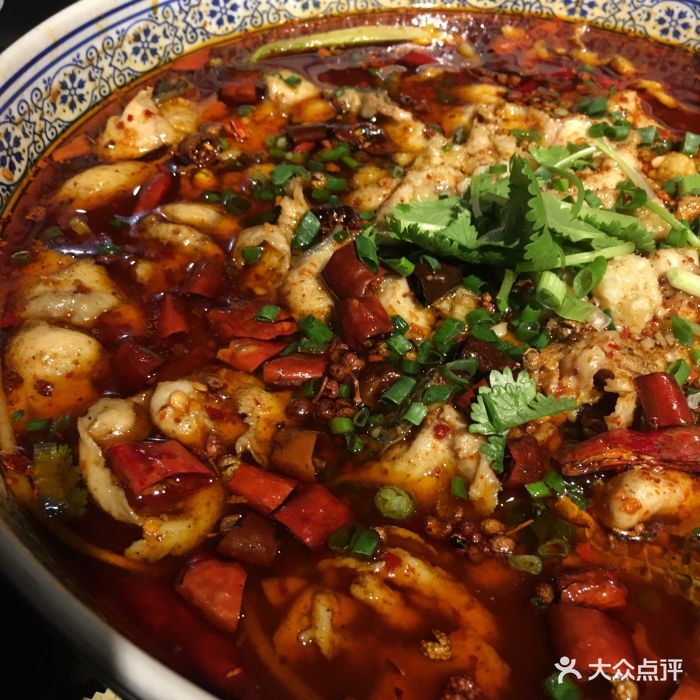 三碗不过岗-水煮鱼-菜-水煮鱼图片-余姚美食-大众点评网