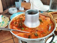冬阴功海鲜汤-萨芭蒂高空花园餐酒吧
