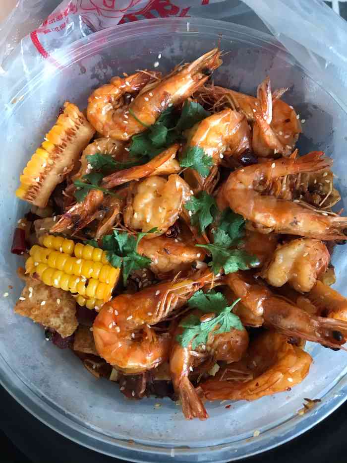 金顶鲜胡羊排香辣虾(延庆店919总站店)-"平常都是吃的全虾锅,第一次尝