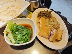 姜葱白切鸡饭-黄但记老店·陈村粉食府