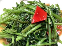 虾酱炒空心菜-肥仔文澳门猪骨煲(南京西路店)