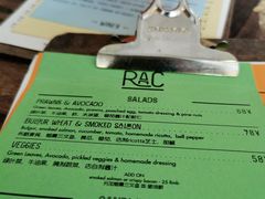 菜单-RAC BAR(安福路店)