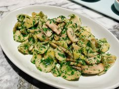 荠菜口蘑炒春笋-湖滨28中餐厅·西湖宴·杭州君悦酒店