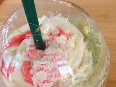 圣诞雪树抹茶拿铁-星巴克(天津凯德天津湾店)