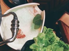 鲜鱿鱼-左庭右院鲜牛肉火锅(金山万达店)
