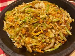 铁板包菜炒粉丝-西贝(东城万达广场店)