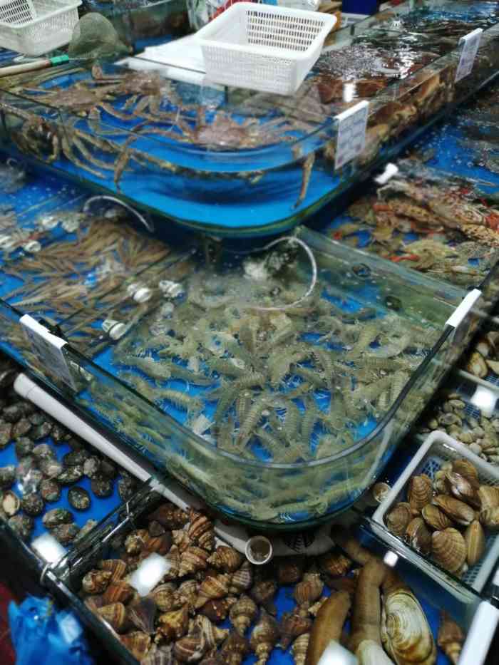 红沙海鲜干海味批发市场-"不好吃,二楼加工就用水煮煮还贵,做法非常.