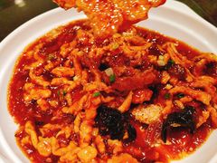 鱼香锅巴肉丝-刘胖子家常菜·蹄花焖藕(中南店)