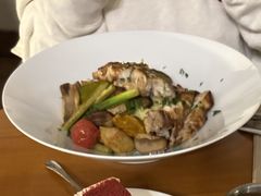 煎鸡肉时蔬+藏红花鸡汤饭-1901 Cafe(西四店)
