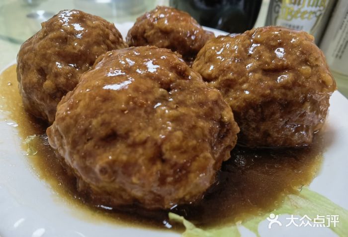 奥华餐厅·老张记-四喜丸子-菜-四喜丸子图片-北京美食-大众点评网