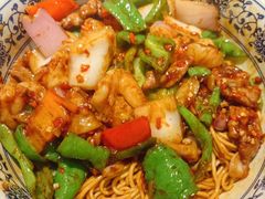 鲜切牛肉虾仁拌面-王繁星面馆(西安熙地港店)