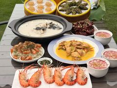 -七的湖·晚芳亭·阳澄湖农家菜·大闸蟹(莲花岛店)