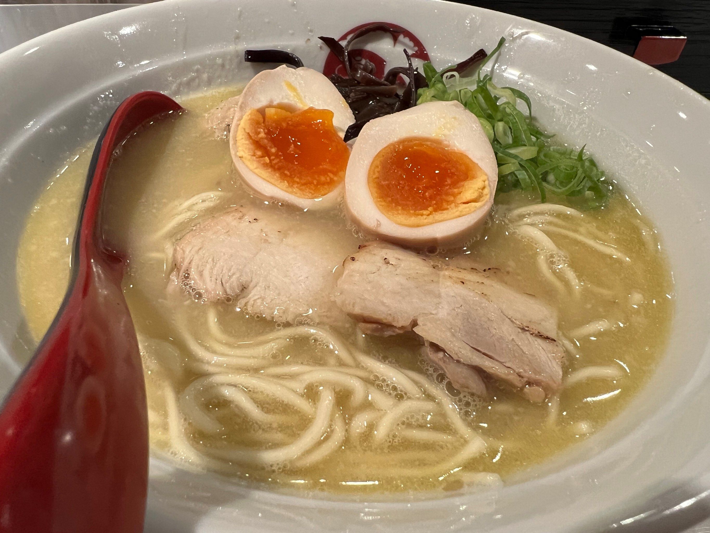 好吃的鸡汤拉面