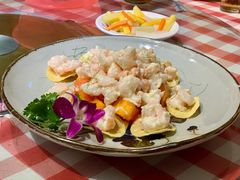 芥末虾球-龙桥私厨·姜花菊花过桥鱼·顺德菜(容桂店)