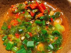 鱼汤调制的调料-山石榴·贵州菜(丰盛里店)