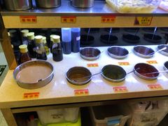 自助调料区-草原饭店火锅